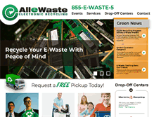 Tablet Screenshot of allewaste.com